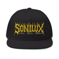 Sonilux - Black Metal Logo Flat Hat Cap