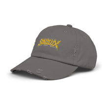 Load image into Gallery viewer, Sonilux - Distressed Dad Hat - Black Metal Logo
