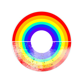 Wes Borland (Limp Bizkit) Rainbow Guitar Sticker (2 pcs)