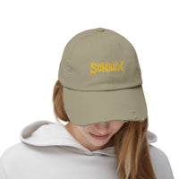 Sonilux - Distressed Dad Hat - Black Metal Logo