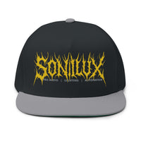 Sonilux - Black Metal Logo Flat Hat Cap