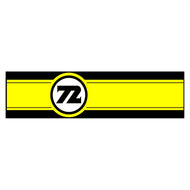 72 - Long - Guitar Sticker
