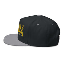 Load image into Gallery viewer, Sonilux - Black Metal Logo Flat Hat Cap