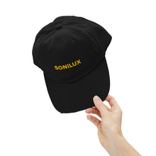 Load image into Gallery viewer, Sonilux Logo Unisex Distressed Cap (Hat)