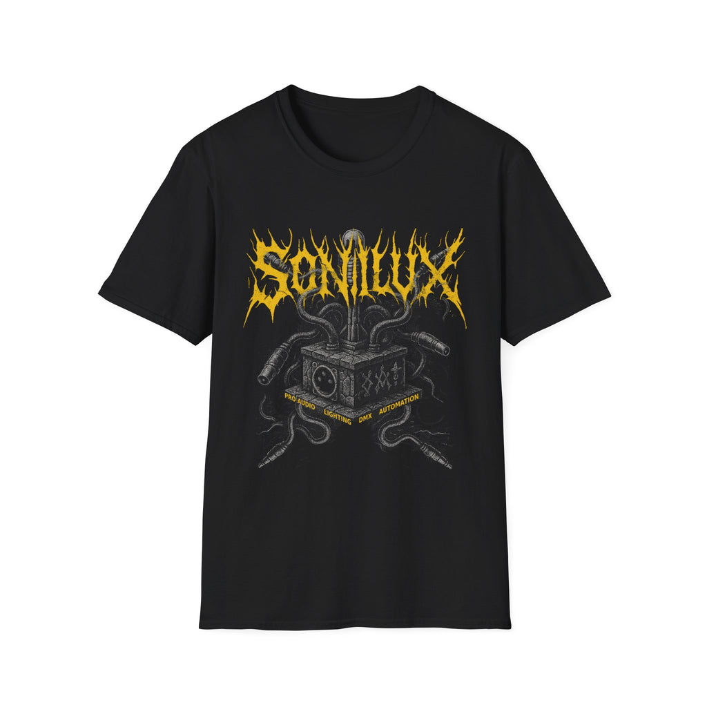 Sonilux - Signal Worship - Black Metal Logo Shirt
