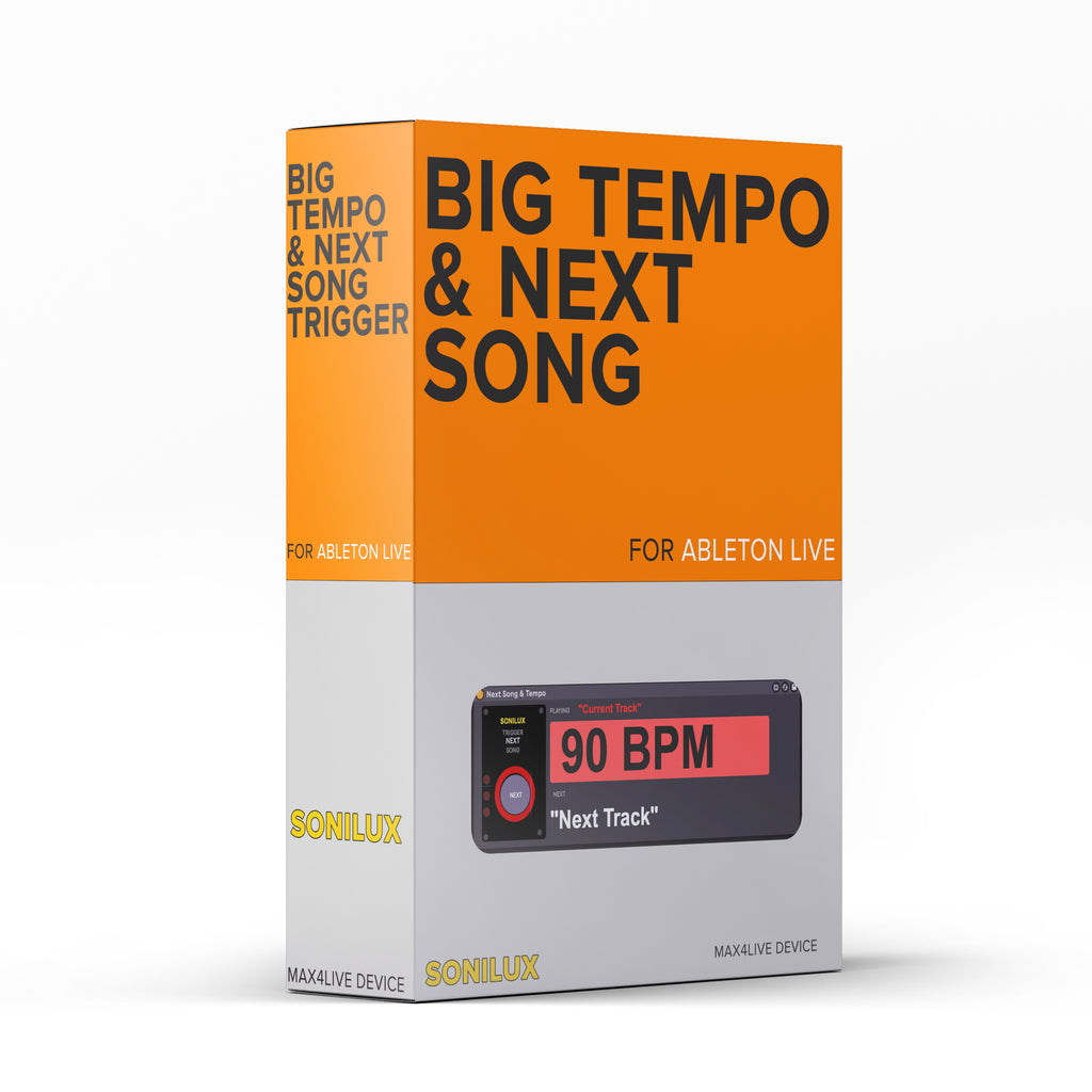 Next Song Trigger & BPM Viewer - Ableton Max 4 Live