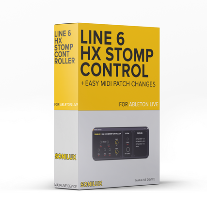 Line 6 HX Stomp Ableton Controller - Ableton Max 4 Live