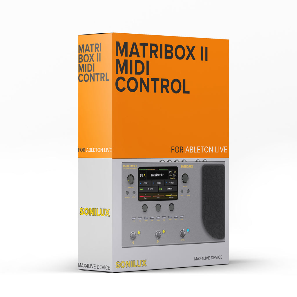 Sonicake Matribox II Ableton Live Midi Control M4L