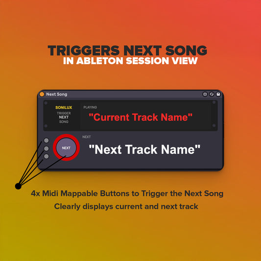 Next Song Trigger - Ableton Max 4 Live