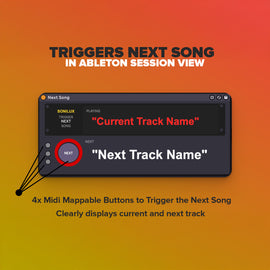 Next Song Trigger - Ableton Max 4 Live