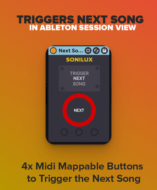 Next Song Mini - Trigger Next Song Session View  - Ableton