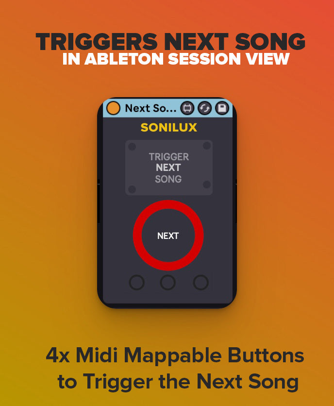 Next Song Mini - Trigger Next Song Session View  - Ableton