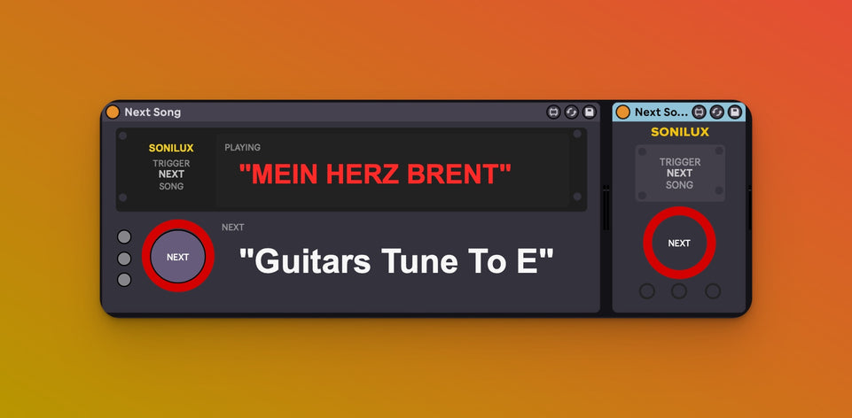 Next Song Mini - Trigger Next Song Session View  - Ableton