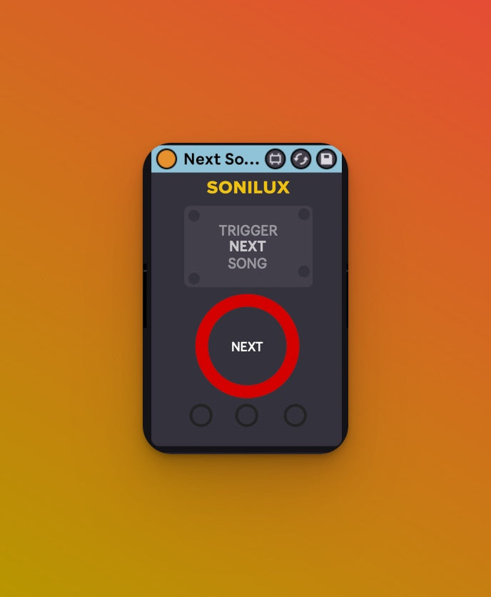 Next Song Mini - Trigger Next Song Session View  - Ableton