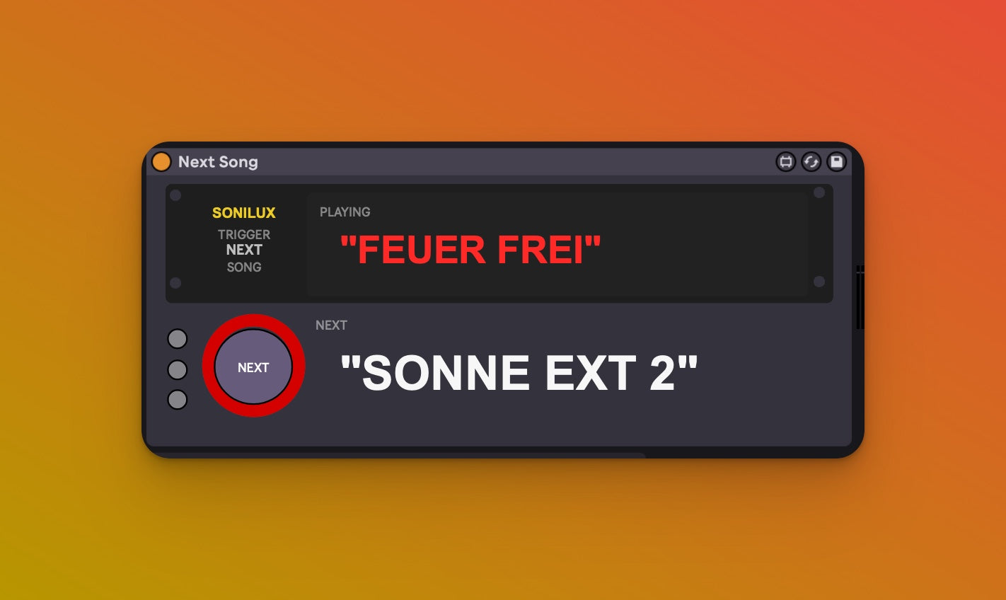 Next Song Trigger - Ableton Max 4 Live