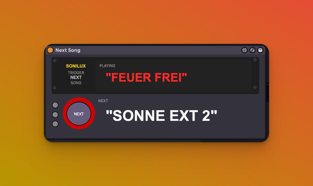 Next Song Trigger - Ableton Max 4 Live