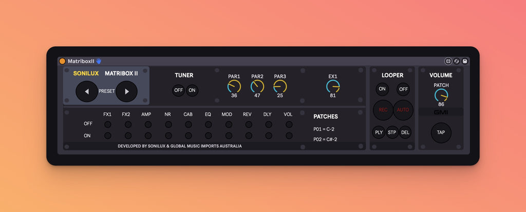 Sonicake Matribox II Ableton Live Midi Control M4L