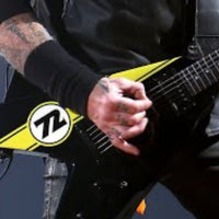 72 - Long - Guitar Sticker