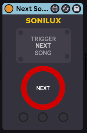 Next Song Mini - Trigger Next Song Session View  - Ableton