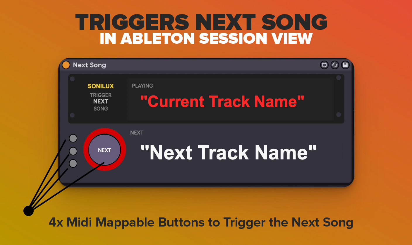 Next Song Trigger - Ableton Max 4 Live