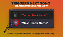 Load image into Gallery viewer, Next Song Trigger - Ableton Max 4 Live