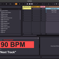 Next Song Trigger & BPM Viewer - Ableton Max 4 Live