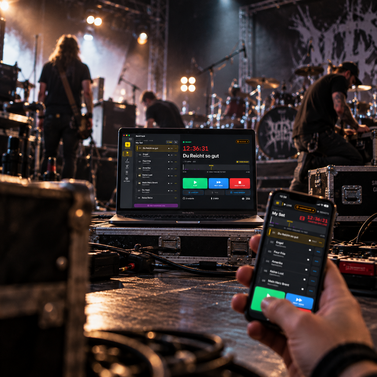 BackTrack remote control on iPhone