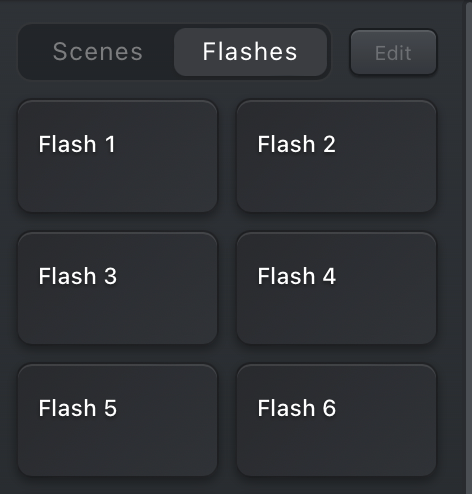 VSDMX live flash controls